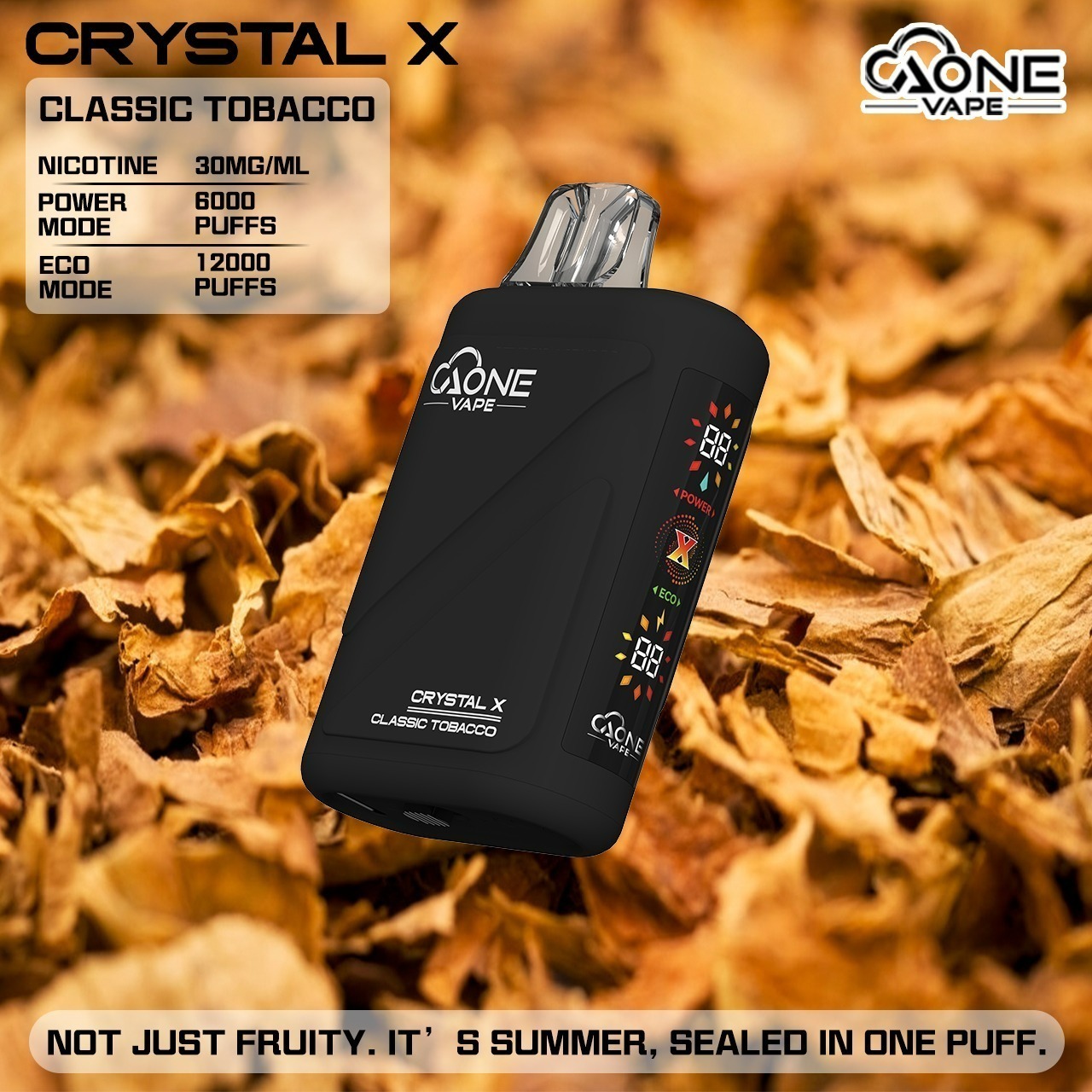 味覺達人 AONE VAPE Crystal 水晶 二代　12000口 一次性電子煙