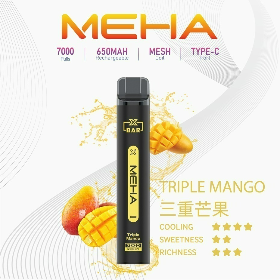 味覺達人 MEHA魅嗨拋棄式一次性 7000口小黑條