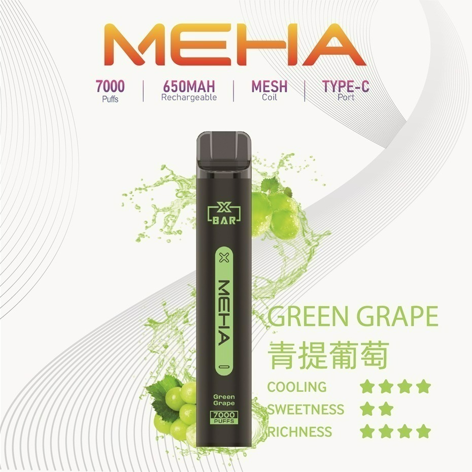 味覺達人 MEHA魅嗨拋棄式一次性 7000口小黑條
