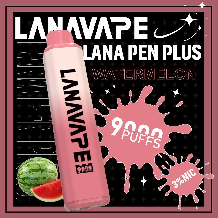 LANA煙桿 LANA9000口 一次性拋棄式 持久续航 & 快速充电