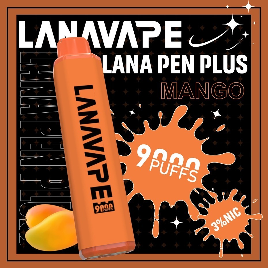 LANA煙桿 LANA9000口 一次性拋棄式 持久续航 & 快速充电