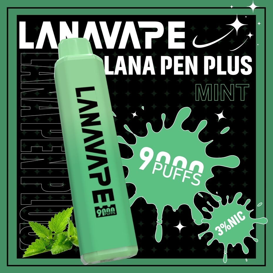 LANA煙桿 LANA9000口 一次性拋棄式 持久续航 & 快速充电