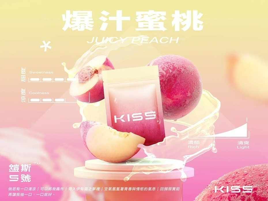 金星 Kiss5 鎧斯5號煙彈 單顆包裝 (通用RELX悅刻一代) SP2S 各式主機