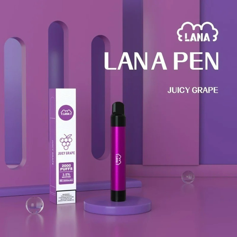 味覺達人 LANA PEN 2000口 一次性拋棄式煙彈 2000口大口數 3.5%