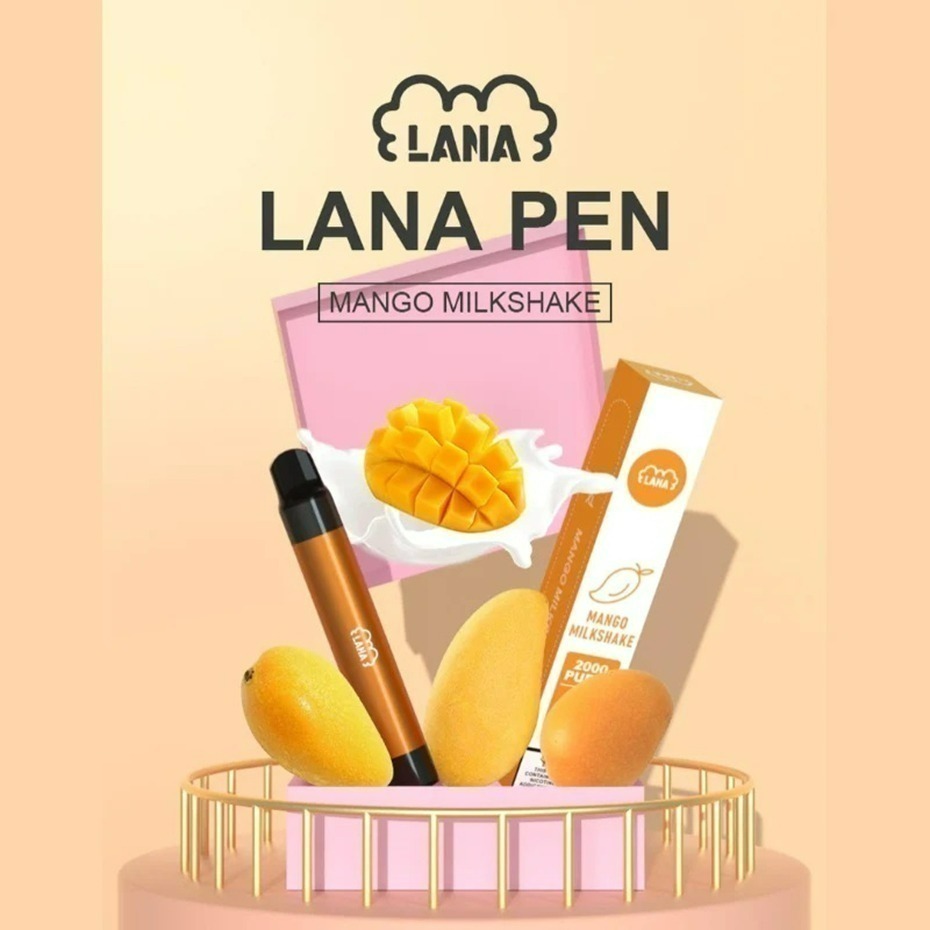 味覺達人 LANA PEN 2000口 一次性拋棄式煙彈 2000口大口數 3.5%