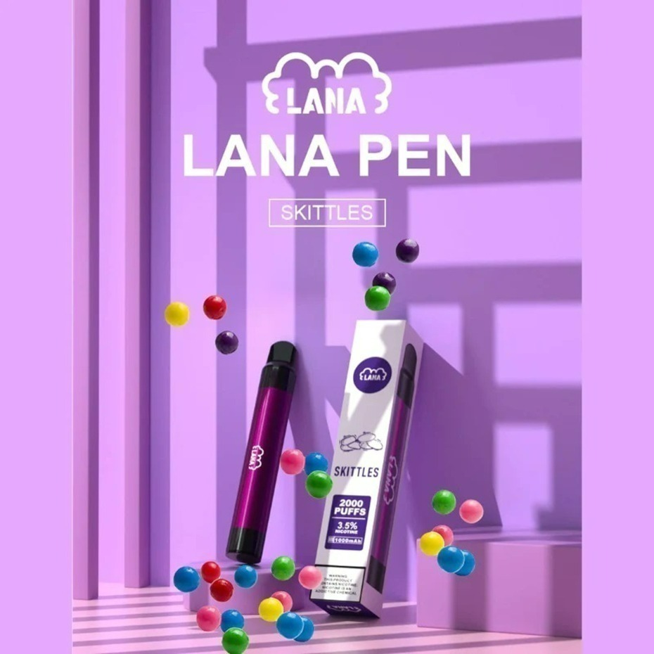 味覺達人 LANA PEN 2000口 一次性拋棄式煙彈 2000口大口數 3.5%
