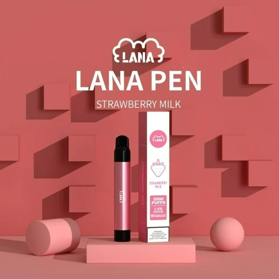 味覺達人 LANA PEN 2000口 一次性拋棄式煙彈 2000口大口數 3.5%